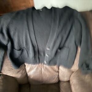Banana Republic Women's Black Cardigan Sweater